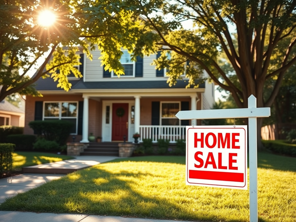 home for sale in nice neighborhood